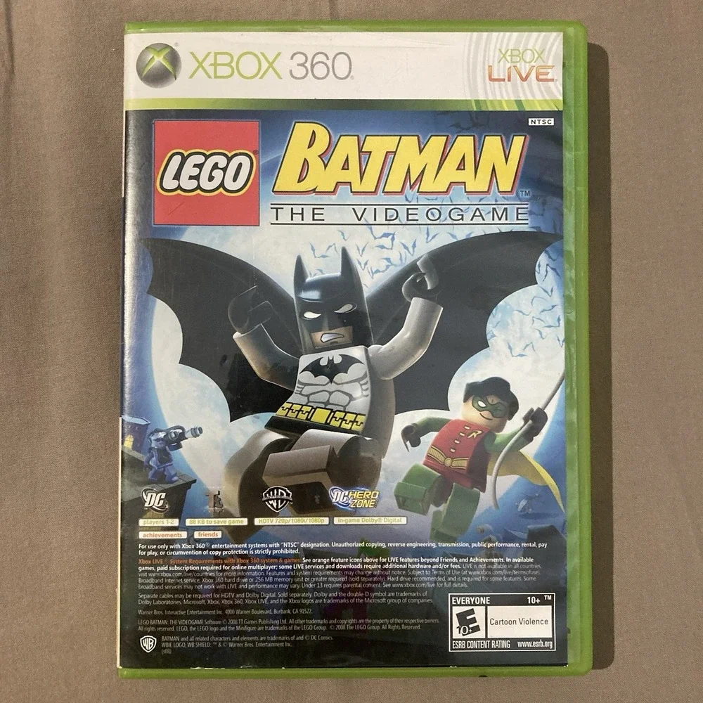 LEGO Batman / Pure Games Bundle (Xbox‎ 360, 2009) TWO Complete Games
